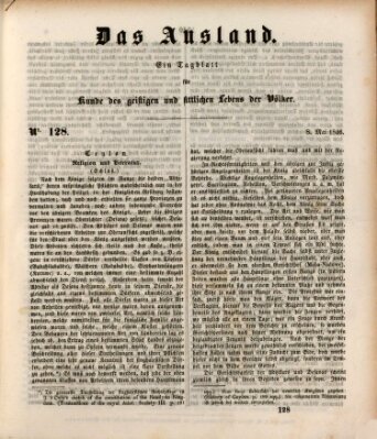 Das Ausland Freitag 8. Mai 1846