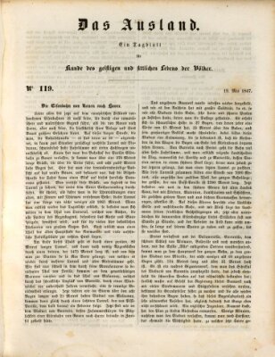 Das Ausland Mittwoch 19. Mai 1847