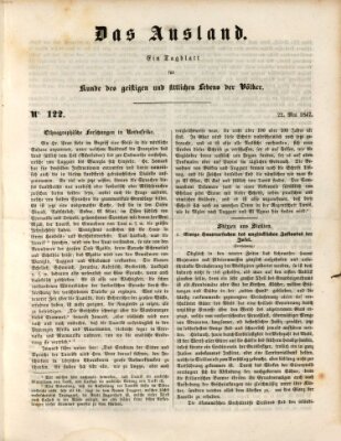 Das Ausland Samstag 22. Mai 1847