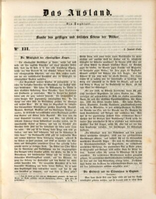 Das Ausland Mittwoch 2. Juni 1847