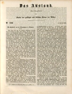 Das Ausland Samstag 5. Juni 1847