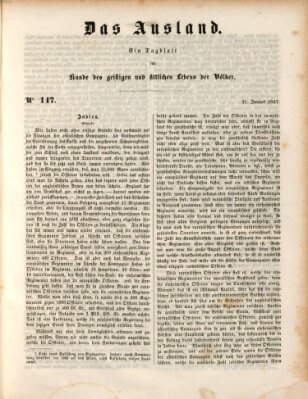 Das Ausland Montag 21. Juni 1847