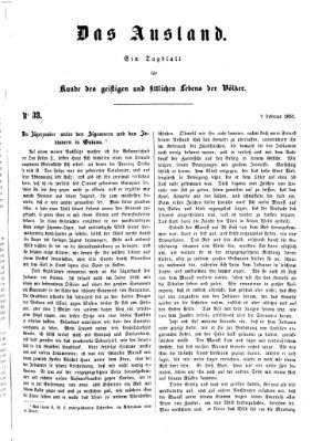 Das Ausland Freitag 7. Februar 1851