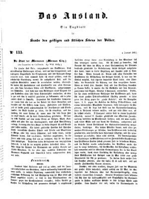 Das Ausland Mittwoch 4. Juni 1851