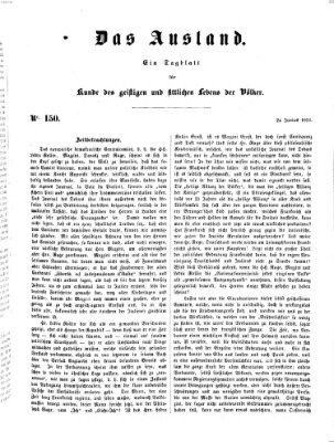 Das Ausland Dienstag 24. Juni 1851