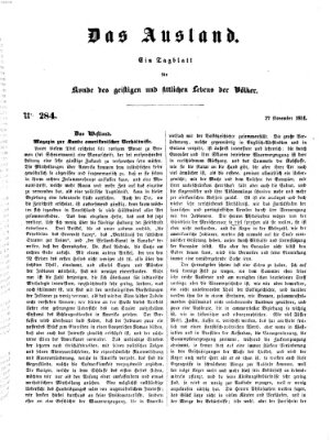 Das Ausland Donnerstag 27. November 1851