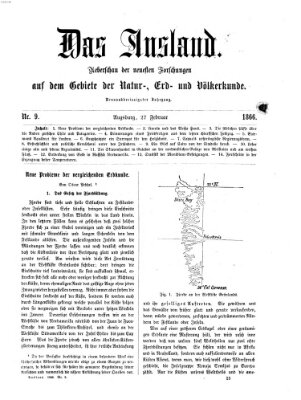 Das Ausland Dienstag 27. Februar 1866