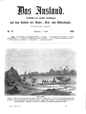 Das Ausland Dienstag 17. April 1866