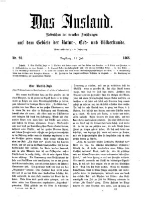 Das Ausland Dienstag 10. Juli 1866