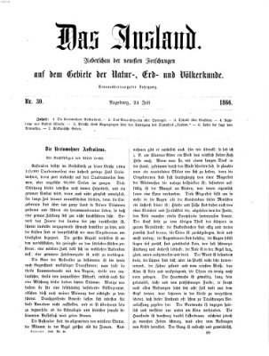 Das Ausland Dienstag 24. Juli 1866