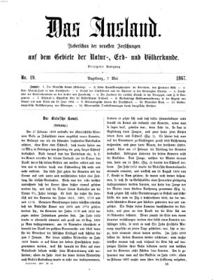 Das Ausland Dienstag 7. Mai 1867