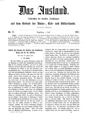 Das Ausland Dienstag 2. Juli 1867