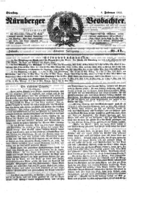 Nürnberger Beobachter Dienstag 8. Februar 1853