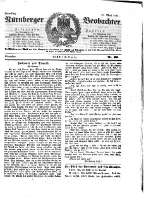 Nürnberger Beobachter Samstag 20. Mai 1854