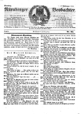 Nürnberger Beobachter Dienstag 27. Februar 1855