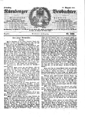 Nürnberger Beobachter Dienstag 28. August 1855