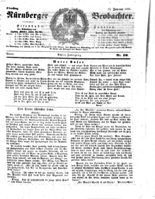 Nürnberger Beobachter Dienstag 22. Januar 1856