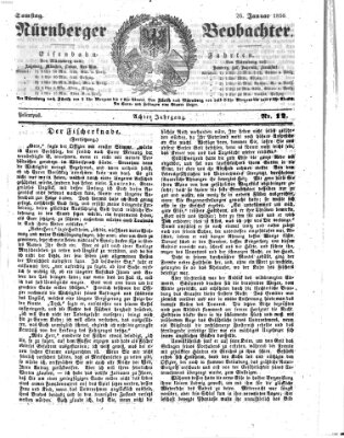 Nürnberger Beobachter Samstag 26. Januar 1856