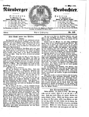 Nürnberger Beobachter Samstag 10. Mai 1856