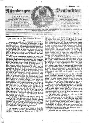 Nürnberger Beobachter Dienstag 19. Januar 1858