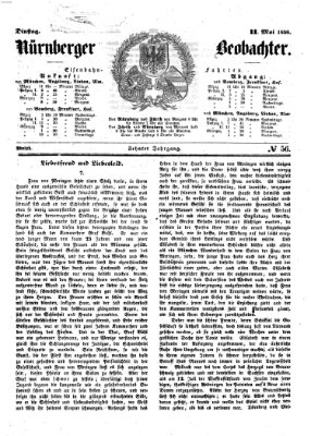 Nürnberger Beobachter Dienstag 11. Mai 1858