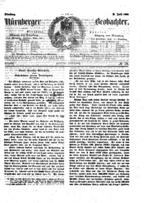 Nürnberger Beobachter Dienstag 3. Juli 1860