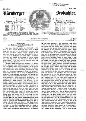 Nürnberger Beobachter Samstag 25. Mai 1861