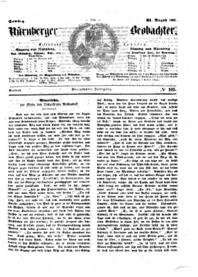Nürnberger Beobachter Samstag 31. August 1861