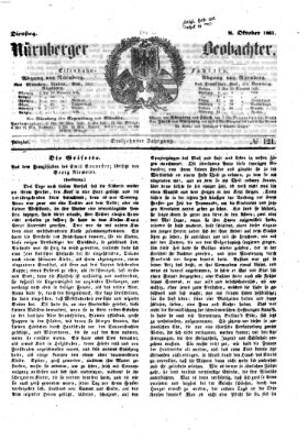 Nürnberger Beobachter Dienstag 8. Oktober 1861