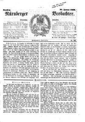 Nürnberger Beobachter Dienstag 27. Januar 1863