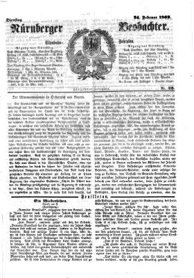 Nürnberger Beobachter Dienstag 24. Februar 1863