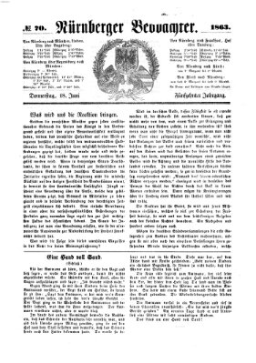 Nürnberger Beobachter Donnerstag 18. Juni 1863