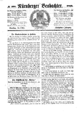 Nürnberger Beobachter Samstag 24. Oktober 1863