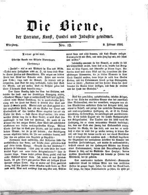 Die Biene (Würzburger Journal) Sonntag 9. Februar 1834