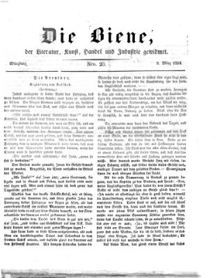 Die Biene (Würzburger Journal) Sonntag 9. März 1834