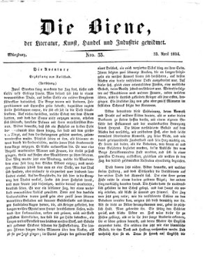 Die Biene (Würzburger Journal) Mittwoch 23. April 1834