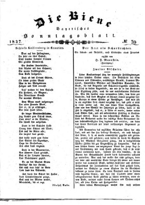 Die Biene Sonntag 24. September 1837