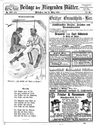 Fliegende Blätter Samstag 19. März 1870