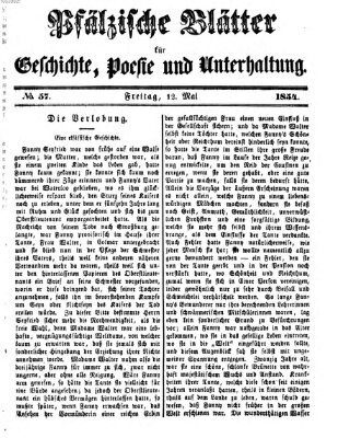 Pfälzische Blätter für Geschichte, Poesie und Unterhaltung (Zweibrücker Wochenblatt) Freitag 12. Mai 1854