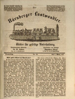 Süddeutsche Blätter für Leben, Wissenschaft und Kunst Donnerstag 2. März 1837