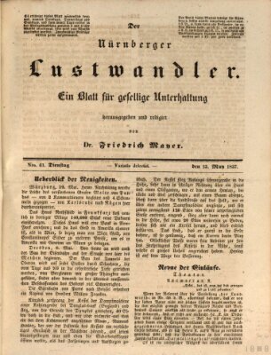 Süddeutsche Blätter für Leben, Wissenschaft und Kunst Dienstag 23. Mai 1837