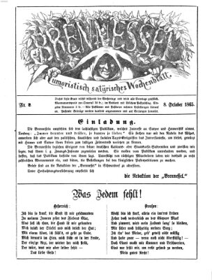 Brennessel Sonntag 8. Oktober 1865