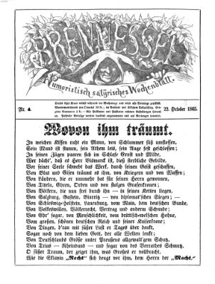 Brennessel Sonntag 22. Oktober 1865