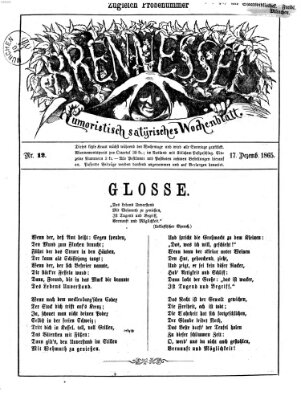 Brennessel Sonntag 17. Dezember 1865