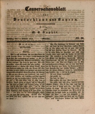 Münchener Conversations-Blatt (Bayer'scher Beobachter) Dienstag 11. Februar 1834