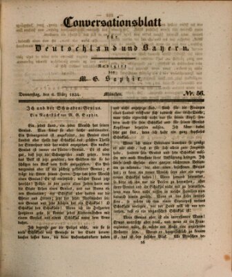 Münchener Conversations-Blatt (Bayer'scher Beobachter) Donnerstag 6. März 1834