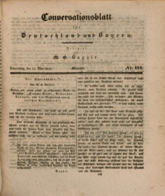 Münchener Conversations-Blatt (Bayer'scher Beobachter) Donnerstag 15. Mai 1834