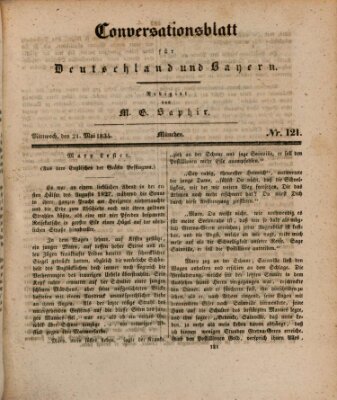 Münchener Conversations-Blatt (Bayer'scher Beobachter) Mittwoch 21. Mai 1834