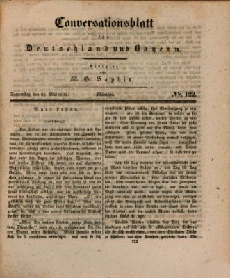 Münchener Conversations-Blatt (Bayer'scher Beobachter) Donnerstag 22. Mai 1834