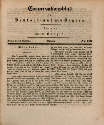 Münchener Conversations-Blatt (Bayer'scher Beobachter) Freitag 23. Mai 1834